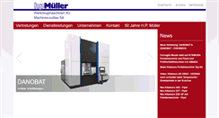 Desktop Screenshot of hp-mueller.ch